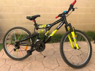 Bicicleta Decathlon 24” doble suspensión 