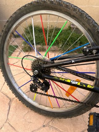 Bicicleta Decathlon 24” doble suspensión 