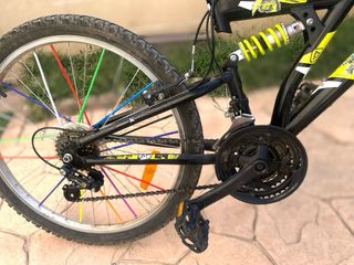 Bicicleta Decathlon 24” doble suspensión 