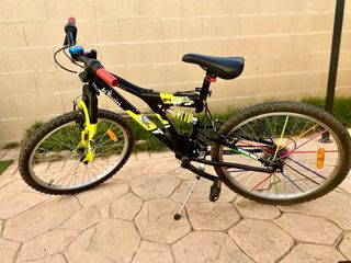 Bicicleta Decathlon 24” doble suspensión 