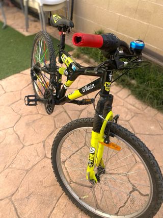Bicicleta Decathlon 24” doble suspensión 
