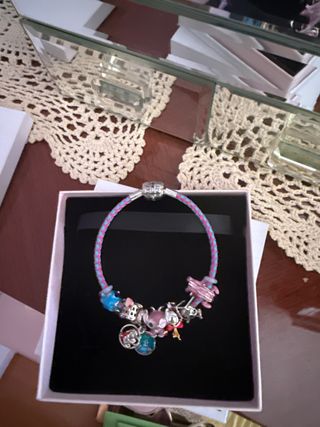 Pulsera Plata con Charms Sin Estrenar