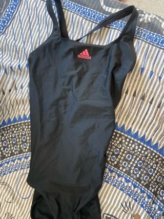 Bañador Adidas Negro y Rosa