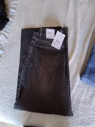 Jeans Pull&Bear Wide Leg Mujer Talla M