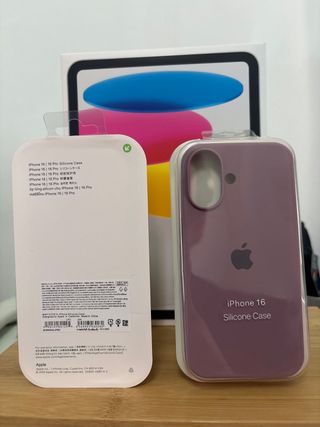 Cover iPhone 16 Silicone Apple Viola