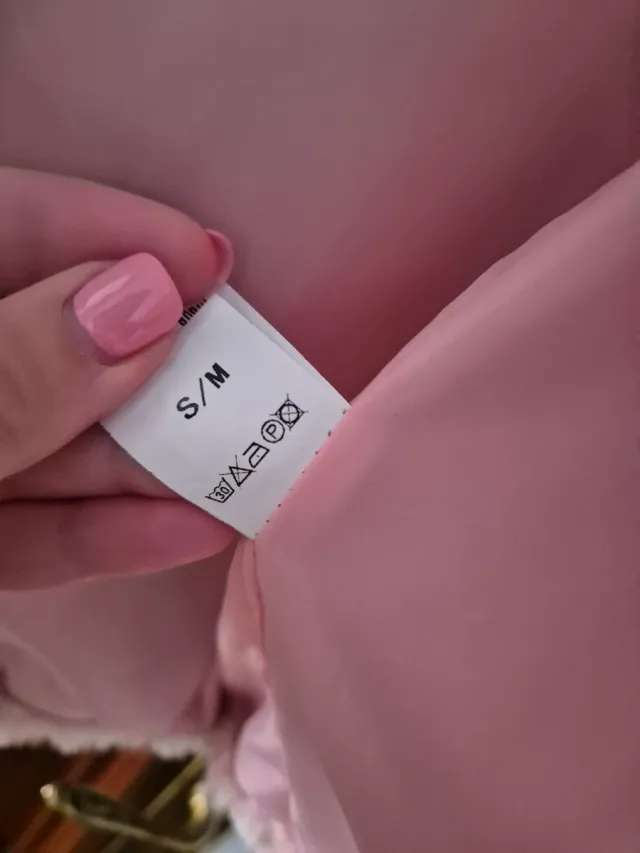 Chaqueta abrigo rosa peluche, suave 