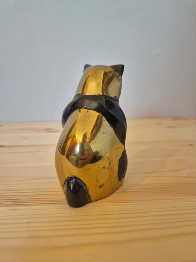 Orso panda in ottone