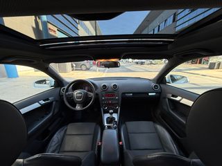 AUDI A3 SLINE 2.0 TDI 140CV DOBLE TECHO PIEL 