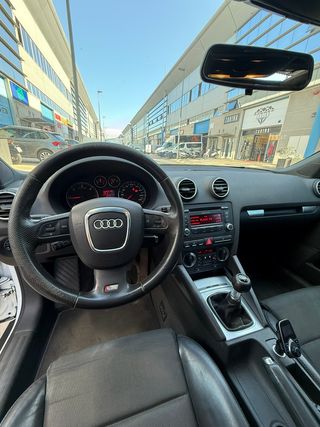 AUDI A3 SLINE 2.0 TDI 140CV DOBLE TECHO PIEL 