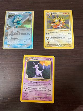 Carte Pokémon Eeveelutions