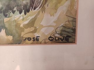 Cuadro Pintura Jose Oliver Paisaje