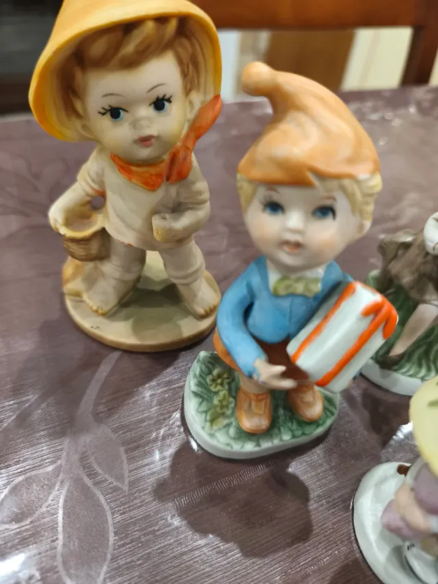 Statuette vintage bambini