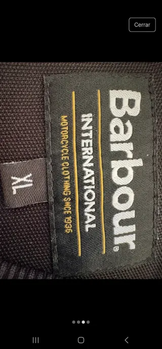 Chaqueta Barbour Internacional Vintage