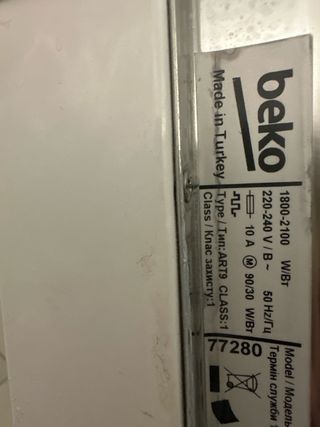 Lavavajillas Beko Carga Pequeña