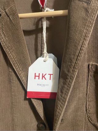 Chaqueta Hackett Marrón Pana