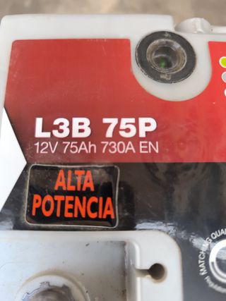 Batería FIAMM Titanium 12V 75Ah 730A
