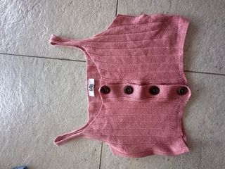 Top Lolita rosa con botones