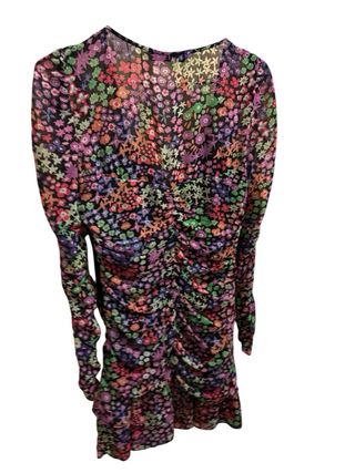 Vestito Zara fantasia floreale nero taglia XS