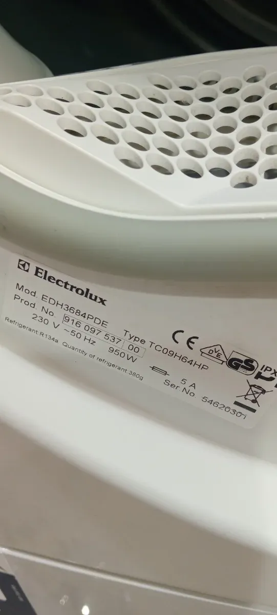 Secadora Electrolux 8kg Condensación A+