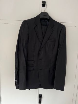 Traje de vestir negro Zara