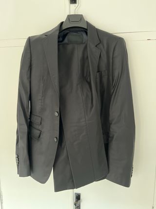 Traje de vestir negro Zara