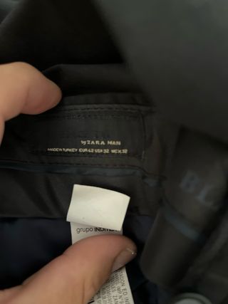 Traje de vestir negro Zara