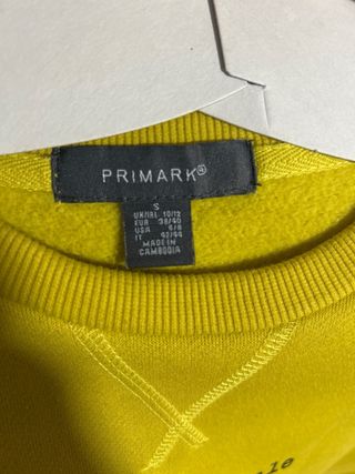 Sudadera Mostaza Fearless Female Talla S