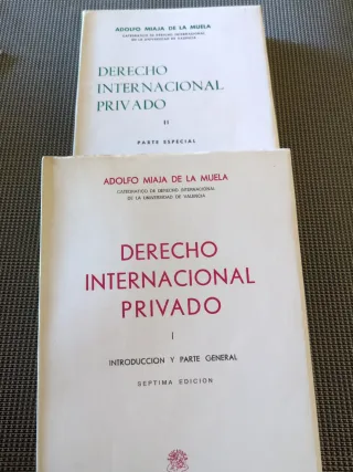 Derecho internacional privado: 2 vol.+ Prácticas.