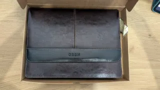 Funda Portadocumentos Cuero GBBN Marrón
