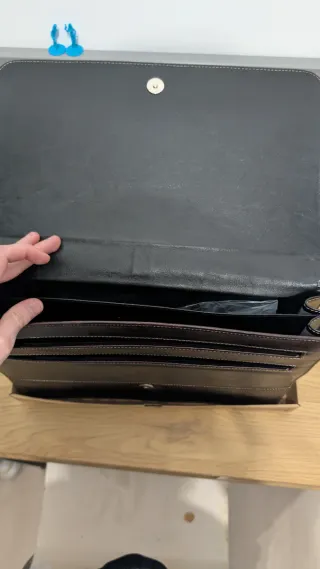 Funda Portadocumentos Cuero GBBN Marrón