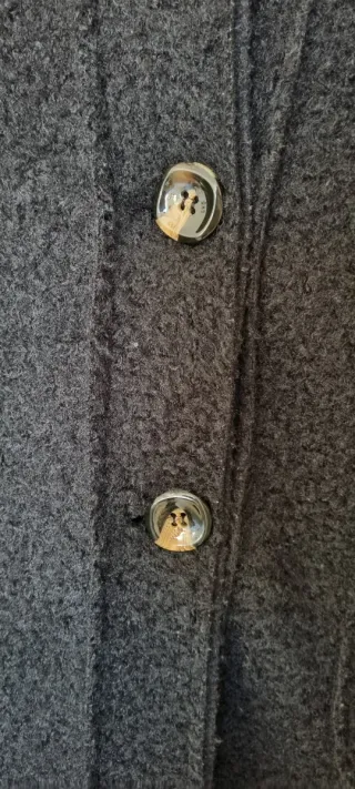 Cappotto donna nero con cappuccio