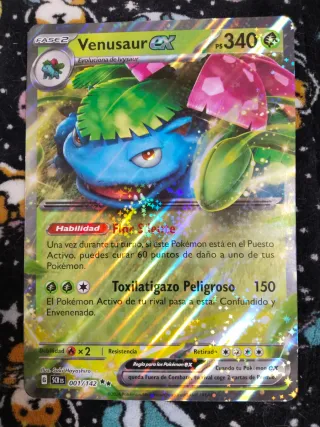 Carta Pokémon Venusaur ex