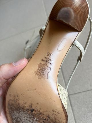 Zapatos Balenciaga Beige/Blanco Talla 38