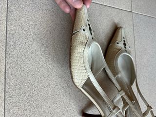 Zapatos Balenciaga Beige/Blanco Talla 38