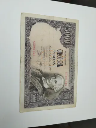 5000 pesetas Carlos I 1976
