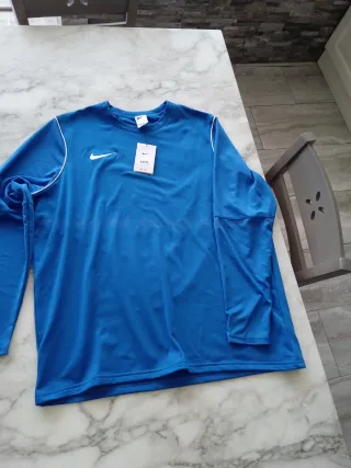 Maglia Nike blu manica lunga