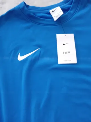 Maglia Nike blu manica lunga