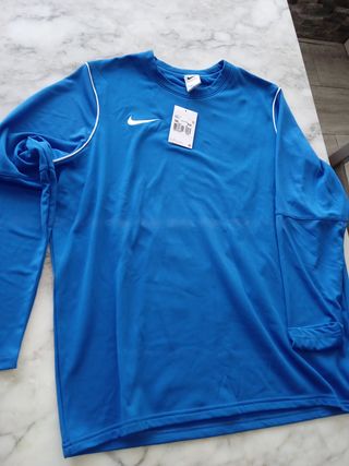 Maglia Nike blu manica lunga