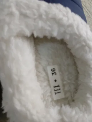 Zapatillas de estar por casa niña talla 36
