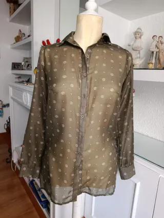 Camisa Shana Verde caqui 
