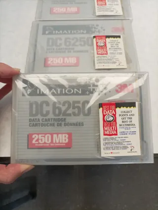 Lote 4 cartuchos memoria Imation DC 6250