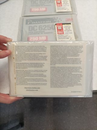 Lote 4 cartuchos memoria Imation DC 6250