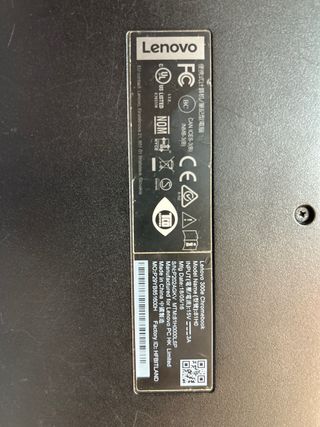 Chromebook Lenovo Negro