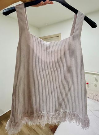 Top punto calado beige | marca Algo Bonito 