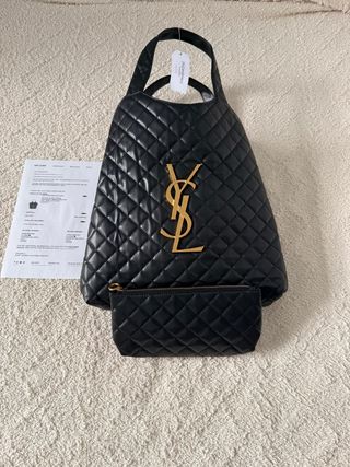 Bolso Shopper Saint Laurent con Cartera