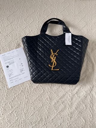 Bolso Shopper Saint Laurent con Cartera