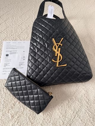 Bolso Shopper Saint Laurent con Cartera
