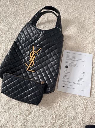 Bolso Shopper Saint Laurent con Cartera