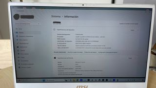 Portátil MSI P65 Creator Blanco