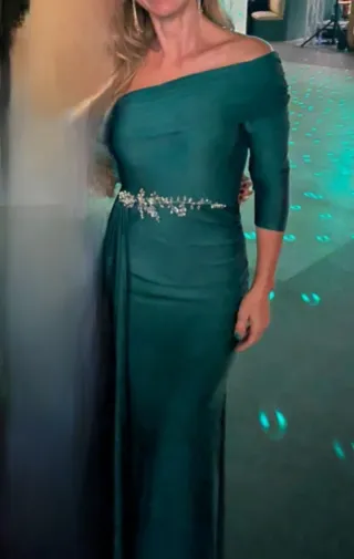 Vestido verde de fiesta